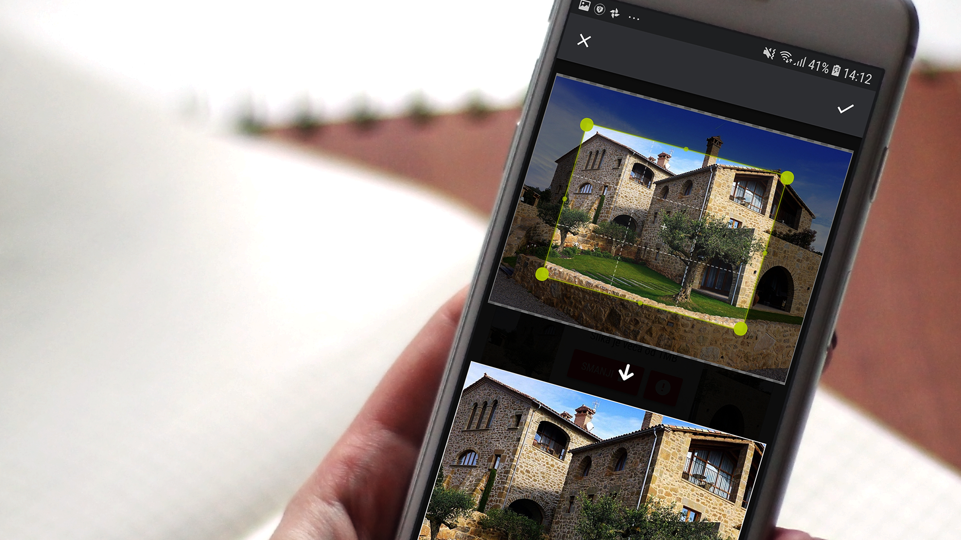 Mobilna aplikacija Dimedia nekretnine, unos fotografija